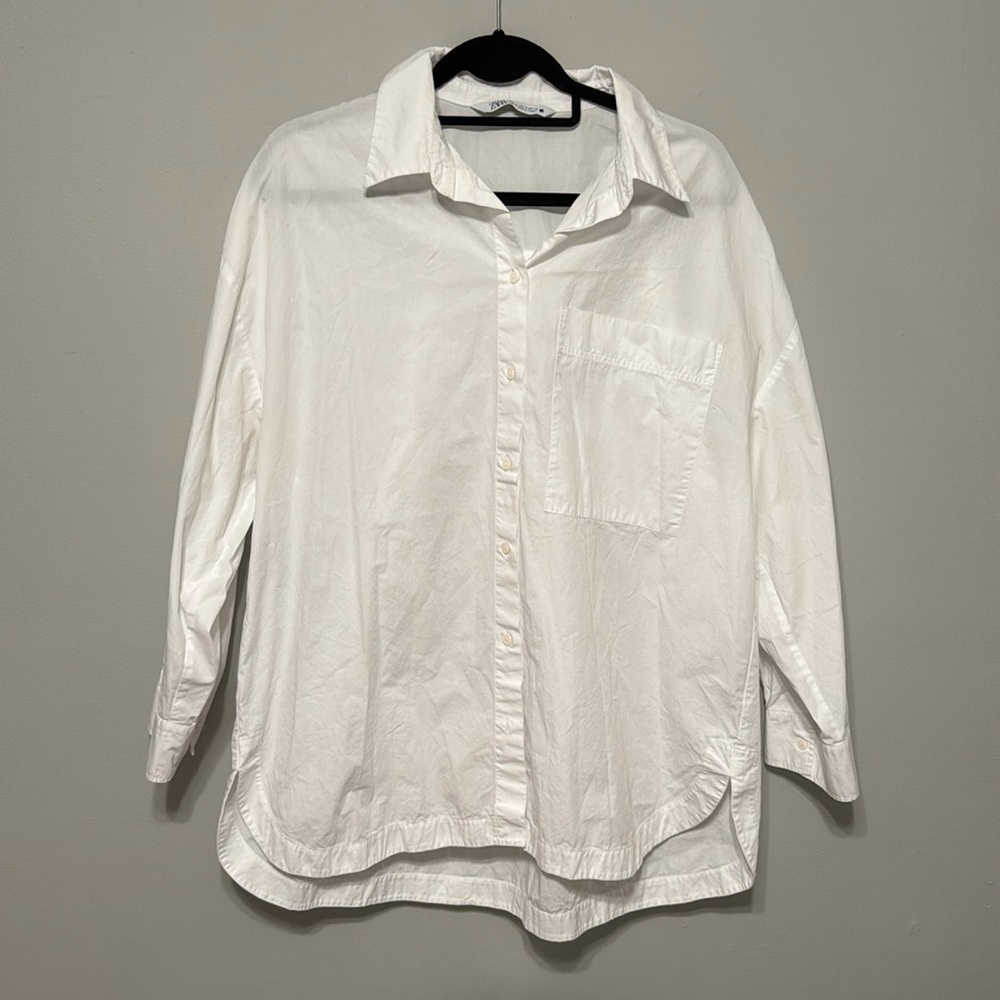 Zara White Button Down